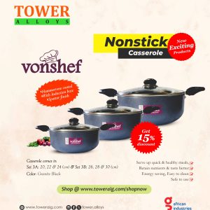 Vonshef Casserole Set 3A